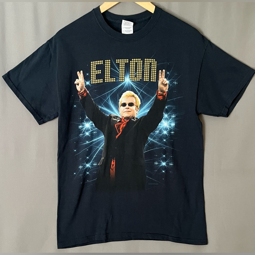 Elton John M Unisex 2014 Tour Concert Tee